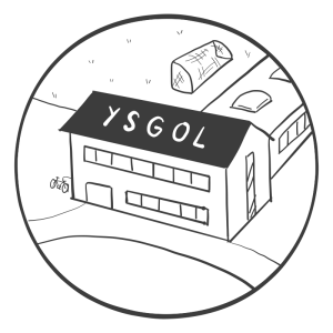Illustration - school building